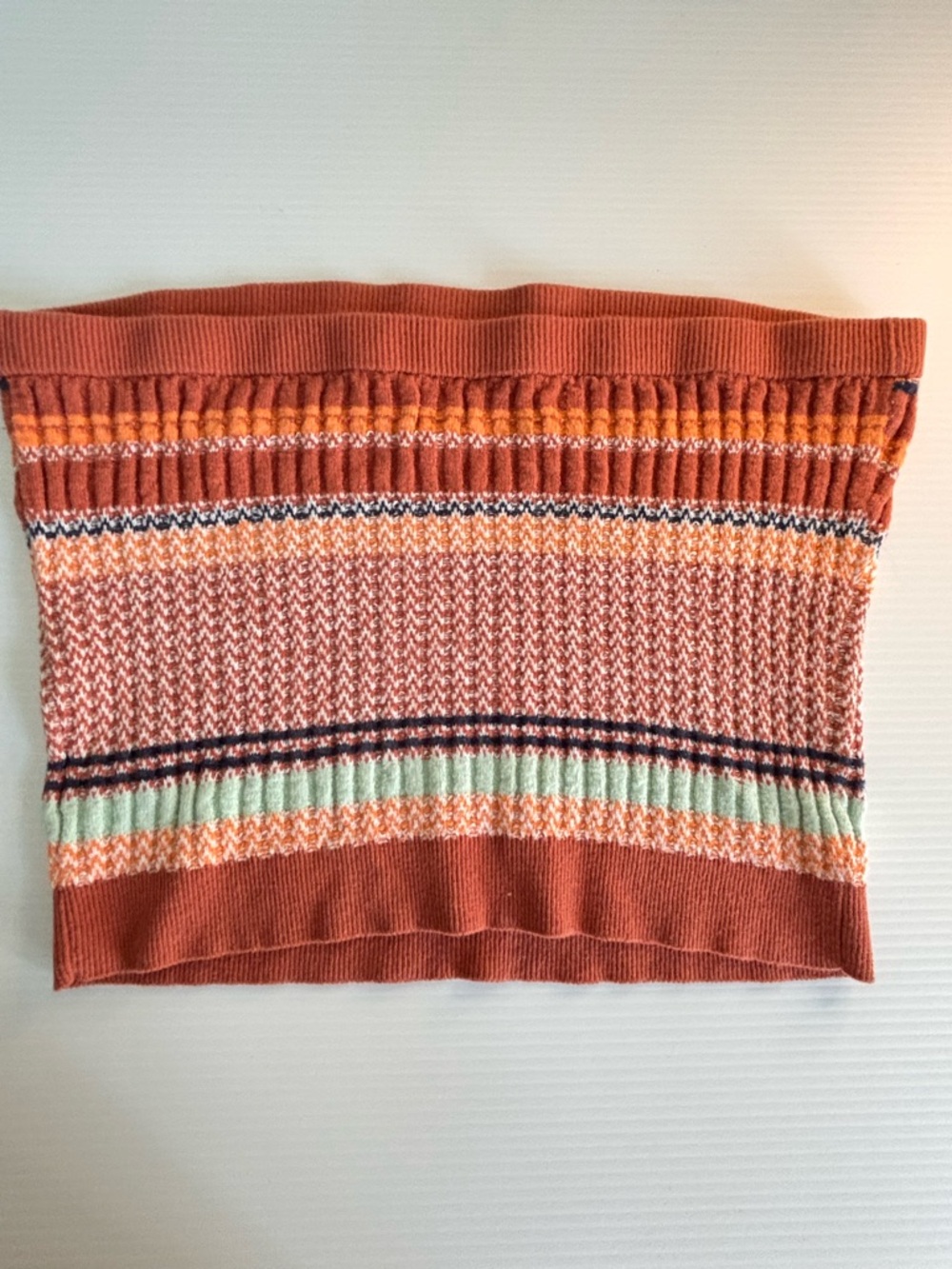 Aerie Tube Top Striped Knit SZ M Boho